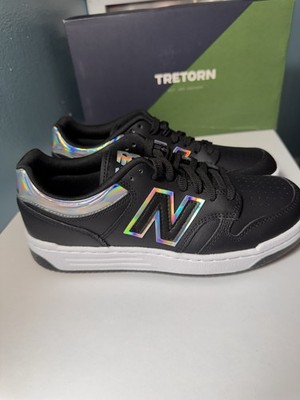 New Balance 480 V1 - Lace-up Shoes For Boys Size 6 Negro/White/Iridiscente New