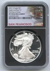 2021-S American Proof Silver Eagle 1 oz NGC PF70 Ultra Cameo T2 First Day Q617