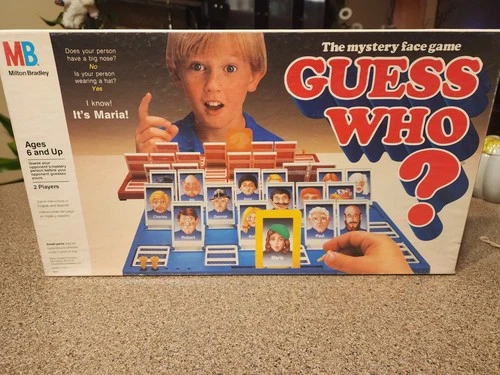 Milton Bradley Guess Who? Board Game Vintage 1987 