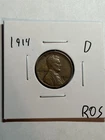1914-D Lincoln Wheat Cent XF Details Cleaned Key Date