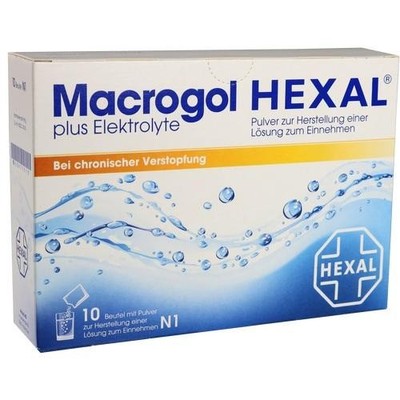 MACROGOL HEXAL plus Elektrolyte Plv.z.H.e.L.z.E. 10 St. PZN 08875318