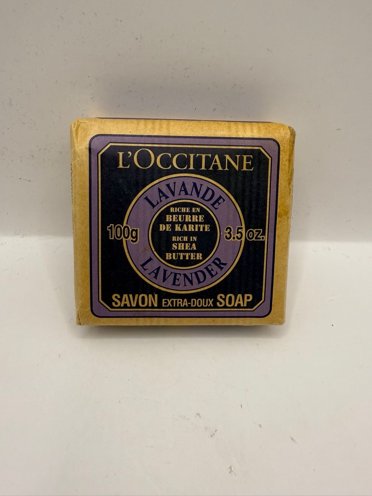 L'Occitane LAVANDE Lavender Extra Gentle Shea Butter SOAP Bar 100g Sealed