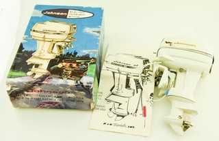 Vintage Johnson Super Seahorse 35HP Antique Diecast Toy Outboard Motor w Box H25