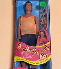 Vintage BUTTERFLY ART KEN and Steve Barbie Doll