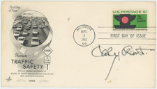 Cary Grant Actor Autographed Signed FDC Envelope AMCo LOA