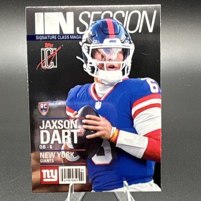 Topps Signature Class In Session IS-15 Jaxson Dart Rookie Insert Giants 2025