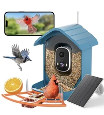 Smart Bird Feeder with Camera Solar Powered