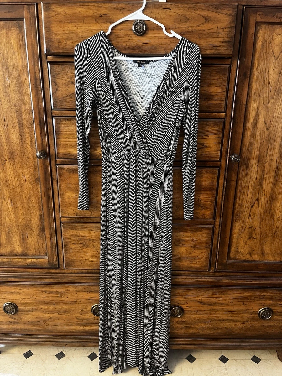 long sleeve dress cream Rebecca Taylor Women's Taryn Knit Maxi Dress - Cream
