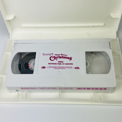 Barney’s Night Before Christmas VHS Video Tape 1999 16 Sing Along Songs Barney - Picture 4 of 4