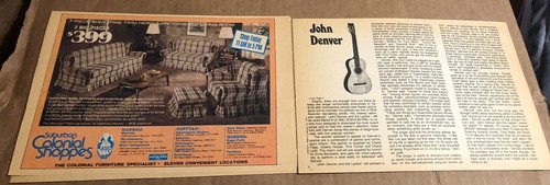 Especial de televisión John Denver & The Ladies 1979 - Tina Turner - recorte de 3 páginas de colección - Imagen 3 de 4