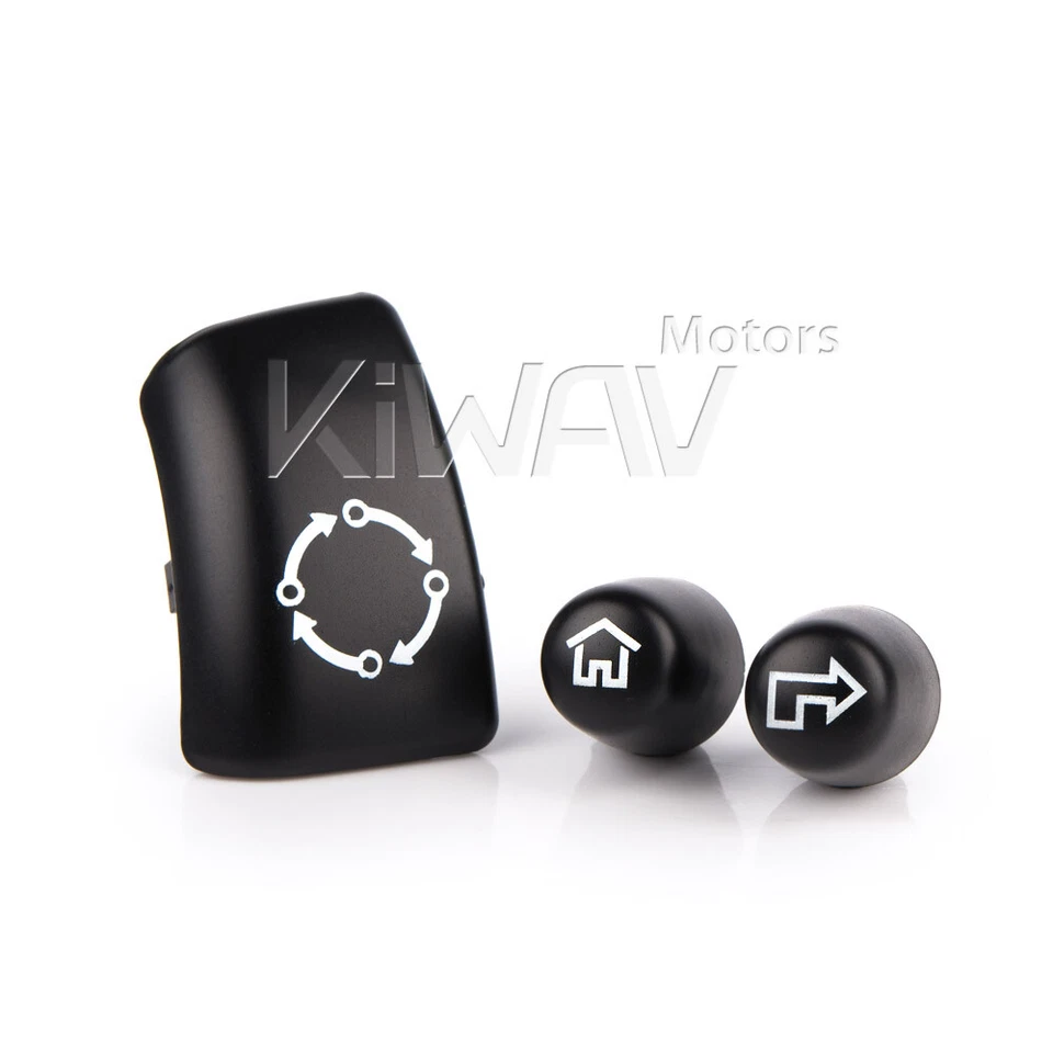 Крышка переключателя руля 11 шт. черная подходит для 18 H-D Electra Glide Ultra Classic - Изображение 4 из 4