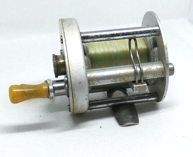Vintage Langley Reelcast Model 500 Bait Casting Fishing Reel - Made in U.S.A