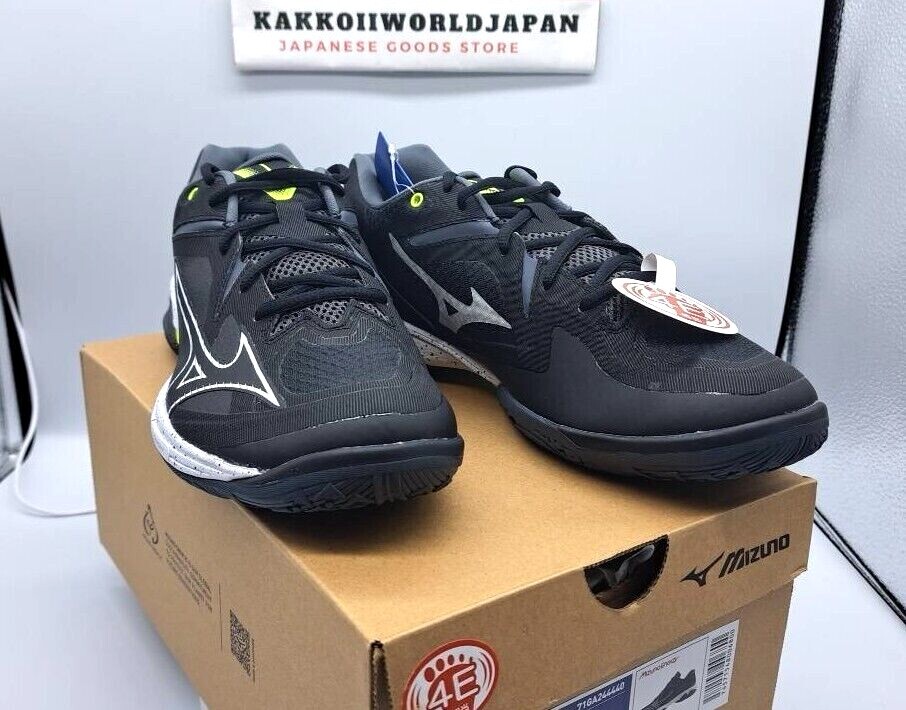 Mizuno Badminton Shoes WAVE CLAW 3 WIDE Black/White/Yellow Mizuno Badminton Shoes WAVE CLAW 3 WIDE Black/White/Yellow