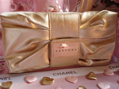 100 % ECHT GARANTIERT limitierte Auflage Versace Couture Signatur GOLD ABENDTASCHE