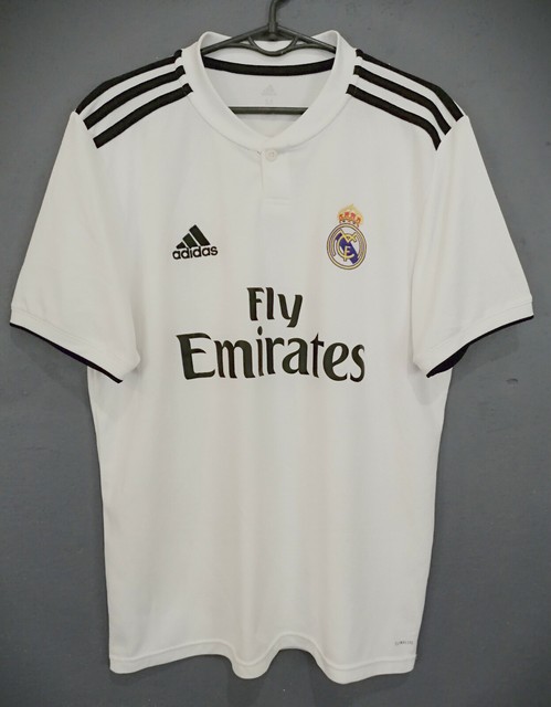 ADIDAS MENS FC REAL MADRID 2018/2019 SOCCER FOOTBALL SHIRT JERSEY MAILLOT SIZE M | eBay