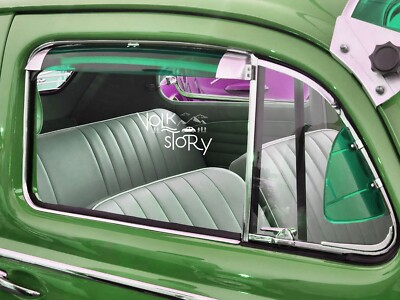 VW CLASSIC BEETLE 1953 - 1964 WINDOW VENT SHADES RAIN VISOR GUARD