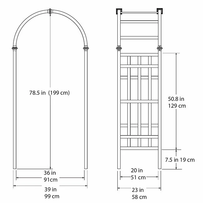 Árbol tradicional Atenas Edén de tema griego clásico, blanco, 80" H Foto 3 de 3