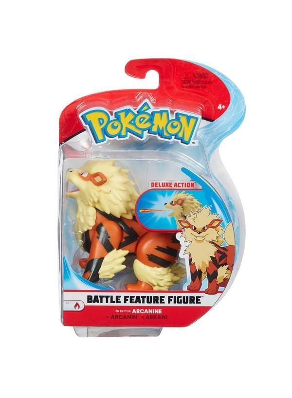 New Jazwares 2020 POKEMON Battle Feature ARCANINE Deluxe Action