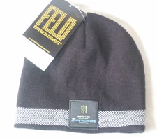 Monster Energy AMA Supercross Championship Knit Hat Black Beanie SX Feld New