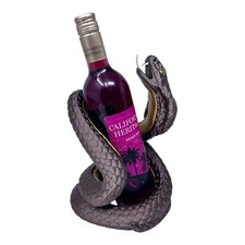 Unique cobra Wine Bottle Holder large 6x12 inches a real statement