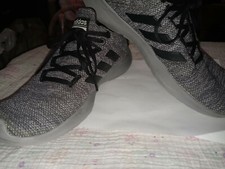 Adidas Mens Size 9 Adidas Lite Racer BYD Grey Black