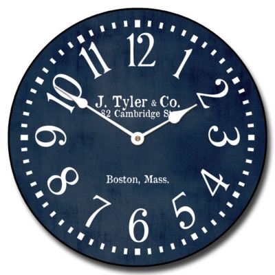 【公式サイト欠品中】BISLEY New WALL CLOCK [Blue] Navy Blue Clock, large wall clock, Ultra Quiet, 8 sizes, Lifetime