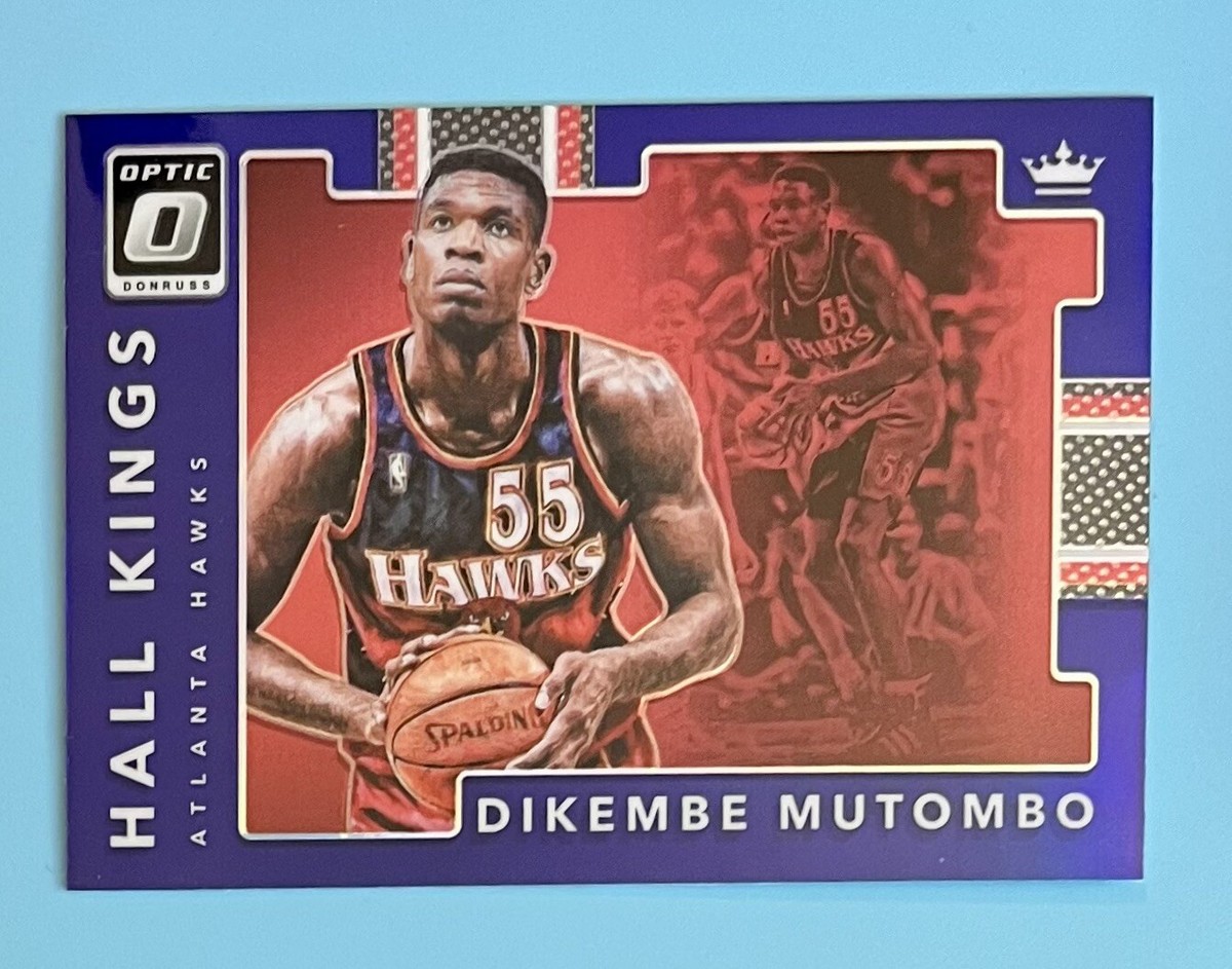 2017-18 Panini Donruss Optic Dikembe Mutombo Hall Kings Purple 