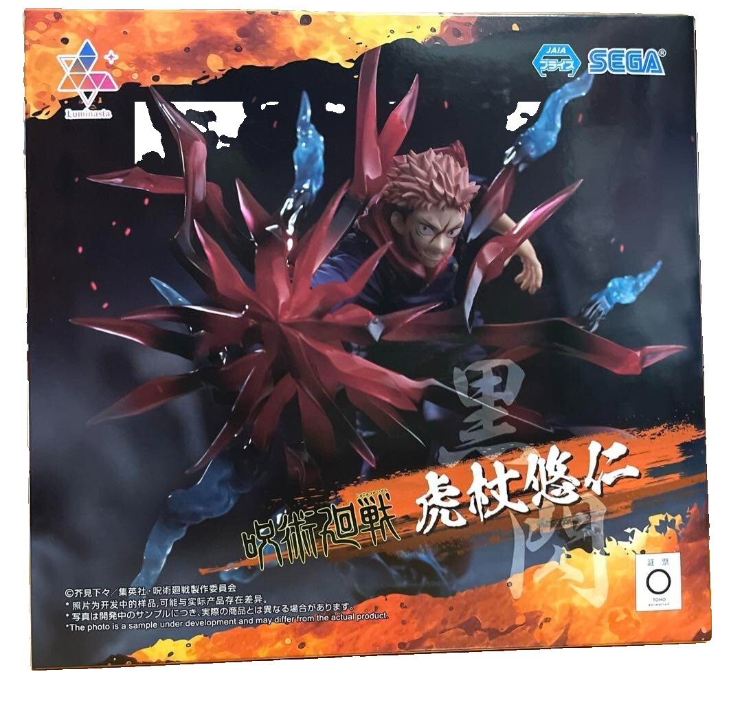 【It`s yuji出品】 Sega Jujutsu Kaisen Luminasta Yuji Itadori Black Flash Figure NEW