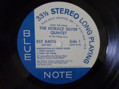 Horace Silver Quintet Doin' The Thing - At The ~ Blue Note GXK