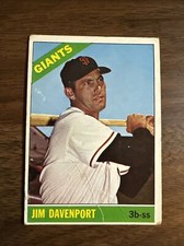 1966 Topps - #176 Jim Davenport