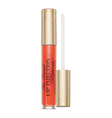 Too Faced Lip Injection Extreme Lip Plumer~ Tangerine Dream (bright Apricot) NIB