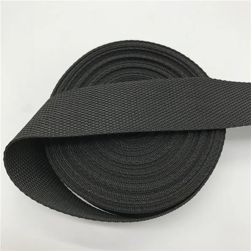 5yd Black Nylon Webbing Strap for Bags Knapsacks and DIY Crafts