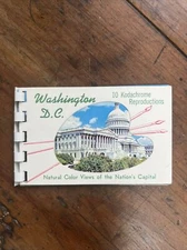 Vintage - Washington DC - 10 Kodachrome Reproductions - Natural Color Views