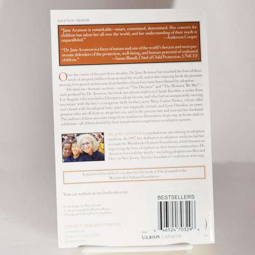 Carried In Our Hearts The Gift of Adoption Dr Aronson New Paperback Memoir 2nd - Picture 2 of 10