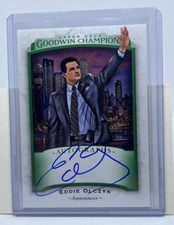 2017 Upper Deck Goodwin Champions Auto Eddie Olczyk Blackhawks Red Wings #A-EO