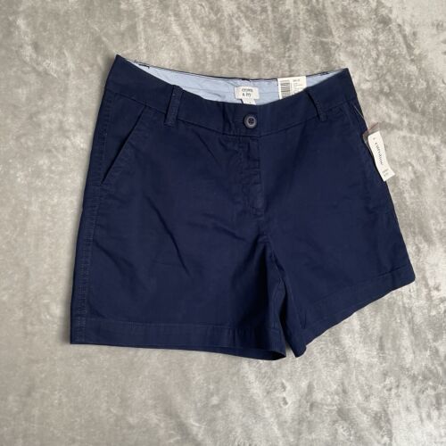 NEU Crown & Ivy Caroline Damenshorts 5 Schrittlänge marineblau 4 klassische Passform neu mit Etikett $ 46 - Bild 2 von 8
