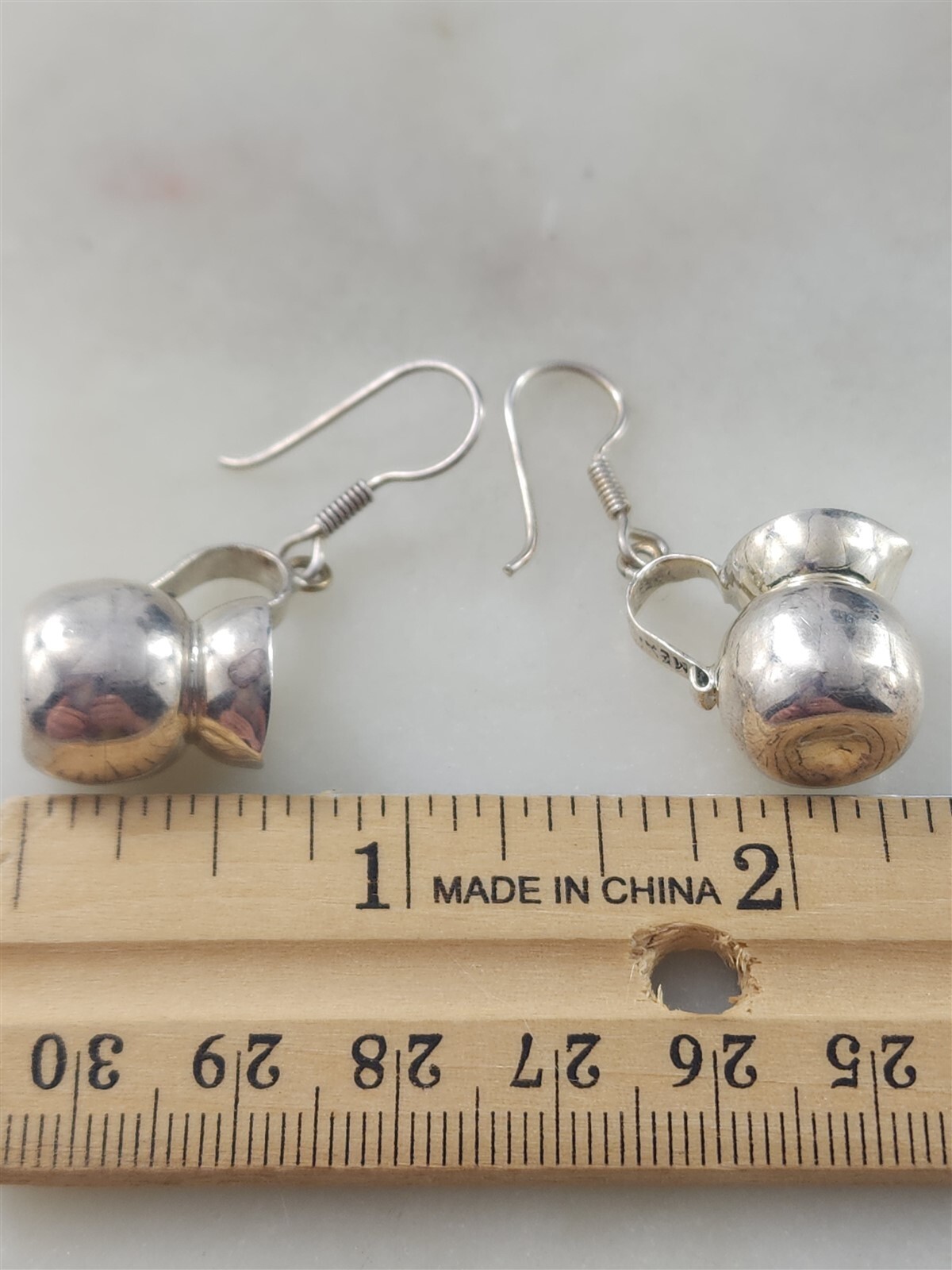 Vintage Solid Sterling Silver Water Pitcher Dangl… - image 6