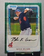 2011 Bowman Chrome #BCP114 Kyle Blair GUARDIANS 1st Green X-Fractor ⚾️NM/MT