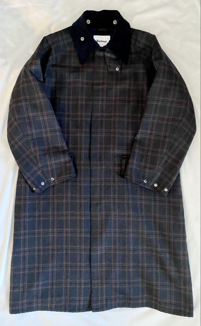 Barbour Oversized Burghley Check Wool Jacket Size 36 Men's Barbour Oversized Burghley Check Wool Jacket Size 36 Men's