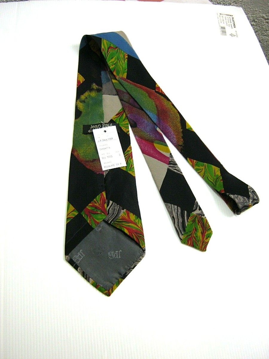 vintage italy製 JEAN PAUL GAULTIER silk Rare Jean Paul Gaultier Vintage 80-90 New Silk Made In Italy | eBay