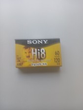 Sony 8mm Digital8 Hi8 Blank Tape 120 min, New Sealed Cassette