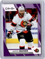2023-24 O-Pee-Chee Austin Watson Hockey Card 23/49 Ottawa Senators #265