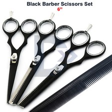 4Pcs Set Professional Barber Shears Hair Cutting Thinning Scissors Hairdressing