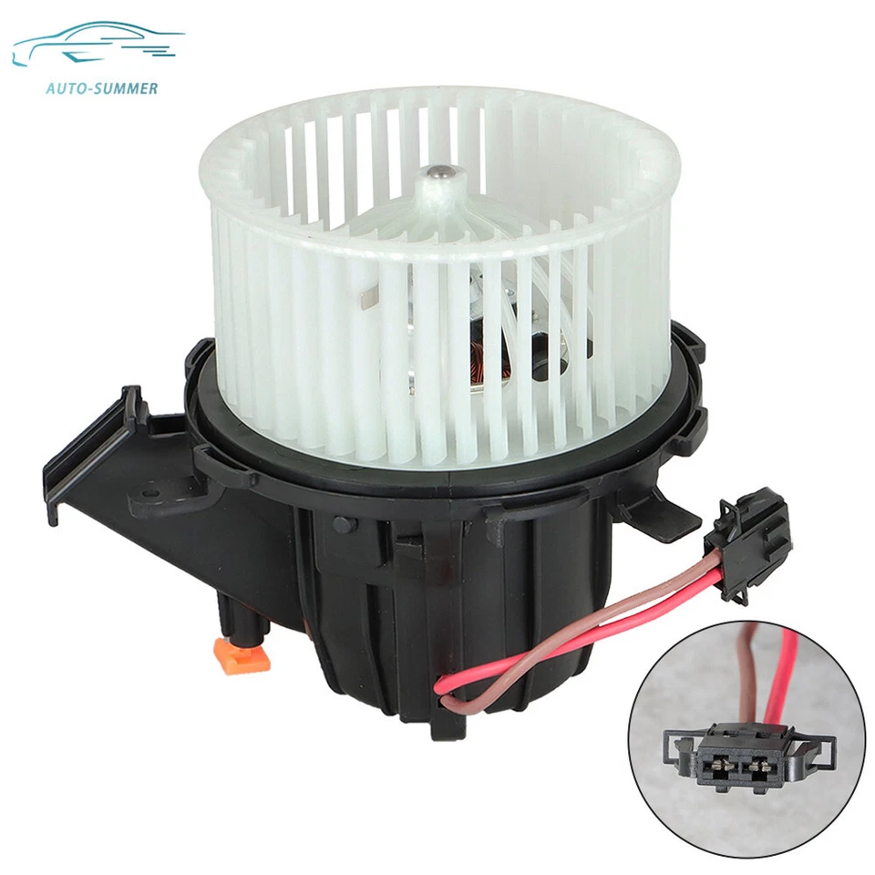 Двигатель воздуходувки переднего отопителя и кондиционера для Audi A4 A5 Q5 S4 S5 2009-11 годов выпуска с каркасом вентилятора - Изображение 3 из 4