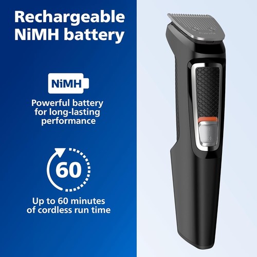 Philips Norelco Multigroom 3000 13-Piece Men's All-in-One Trimmer MG3740/40 NEW - Picture 7 of 8