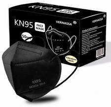50 Pack KN95 Protective 5 Layer Face Mask BFE 95 PM2.5 Disposable Face Mask