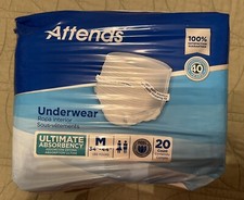 Attends Adult Diapers Bariatric Underwear Overnight Size M