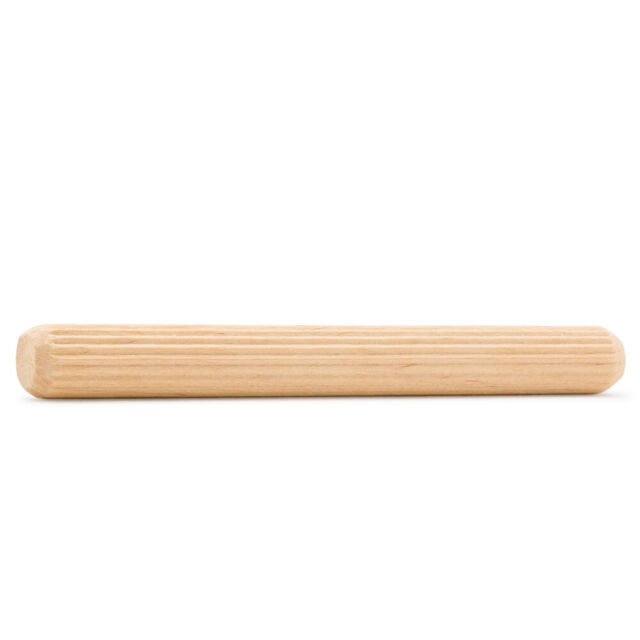 Wood Dowel Pins 4-1/2 inch x 1/2 inch Fluted for Furniture & Crafts|Woodpeckers Wood Dowel Pins 4-1/2 inch x 1/2 inch Fluted for Furniture & Crafts|Woodpeckers