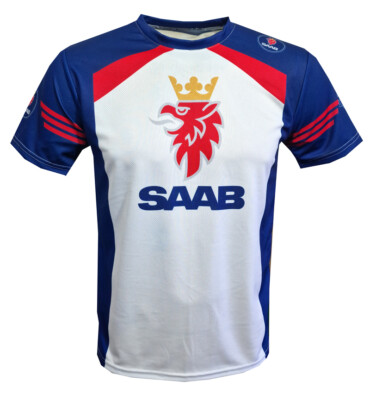 SAAB T-shirt / Motorsport custom graphic design tee, Racing Sportwear Streetwear