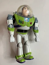 Rare 6in Buzz Lightyear Disney Thinkway Pixar Mechanical Fight Button